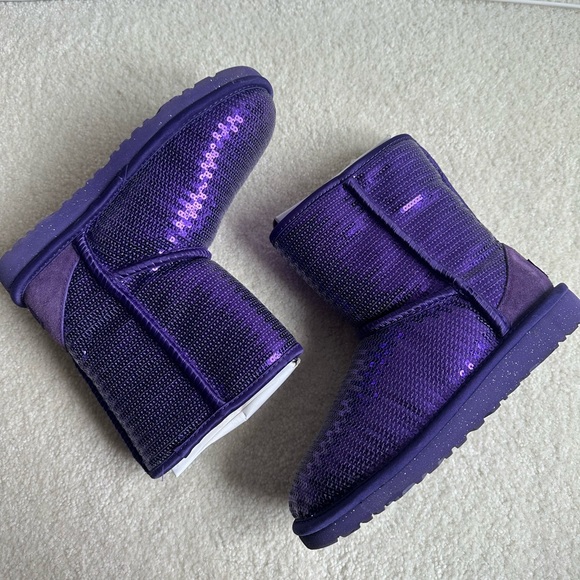 Limited Edition Purple Sequin Uggs - Picture 4 of 4
